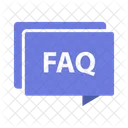 Faq 버블 Faq 커뮤니케이션 아이콘