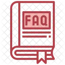 FAQ Buch Fragenbuch FAQ Wissen Symbol