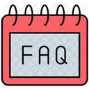 Faq calendário  Ícone