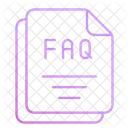 Faq 문서 문서 Faq 아이콘