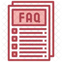 FAQ Dokument FAQ Artikel Hilfe Symbol