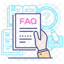 FAQ-Dokument  Symbol