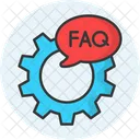 FAQ Gear Icon