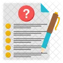 Faq Questionnaire List Icon