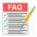 Faq Questionnaire List Icon