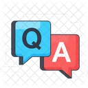 Fragen Und Antworten FAQ Kommentare Symbol