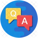 Fragen Und Antworten FAQ Kommentare Symbol