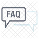 Fragen Und Antworten FAQ Kommentare Symbol