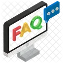 Fragen Und Antworten FAQ Haufig Gestellte Fragen Symbol