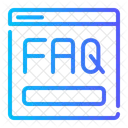 Faq Help Web Analytics Icon