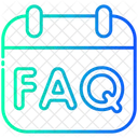 FAQ Kalender  Symbol