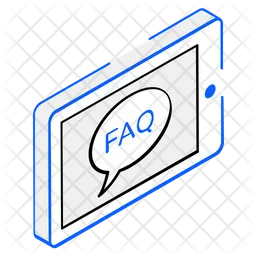 FAQ Message  Icon