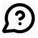Message Question Circle Communication Chat Bubble Icon