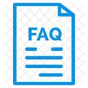 Faq Paper Faq Document Contact Icon