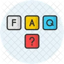 FAQ-Würfel  Symbol