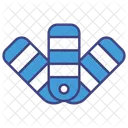 Farbmuster Farbpalette Farbmuster Symbol