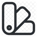Farbpalette Farbmuster Farbfuhrer Symbol