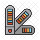 Farbmuster Farbpalette Farbmuster Symbol