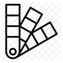 Farbmuster Farbpalette Farbmuster Symbol