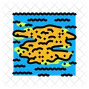Farbig Schaum Schwimmend Symbol