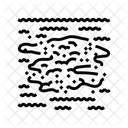 Farbig Schaum Schwimmend Symbol