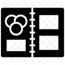 Farbmuster Farbpalette Farbmuster Symbol