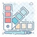 Farbkatalog Farbpalette Farbmuster Symbol