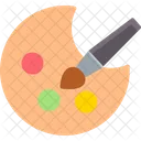 Farbpalette Malerei Palette Symbol