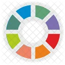 Farbe Palette Auswahlen Symbol