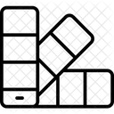 Farbpalette Katalog Farbkatalog Symbol