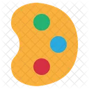 Farbplatte Kunst Palette Symbol