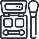 Fard A Paupieres Boite De Maquillage Ombre De Couleur Icône