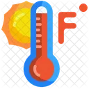 Farenheit Estacoes Termometro Ícone