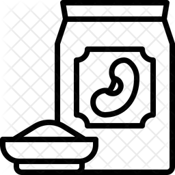 Farinha de soja  Ícone