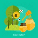 Farm Honey Agriculture Icon