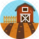 Agriculture Barn House Farmhouse Icon
