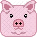 Farm Pig Swine Icon
