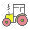 Farm Tractor Transport Icon