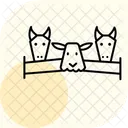Farm Animal Fence Farm Animal Icon