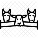 Farm Animal Fence Farm Animal Icon