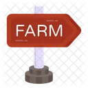 Farm Board Roadboard Signboard Icon