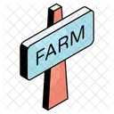 Roadboard Signboard Farm Board Icon