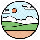 Farm Fields Agriculture Fields Icon