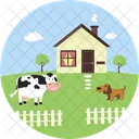 Farm House Farm Agriculture Icon