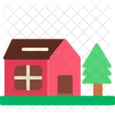 House Building Farm Icon