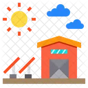 Warehouse Farm Sun Icon