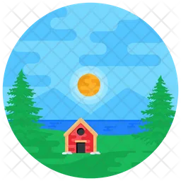 Farm Hut  Icon