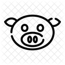 Animals Farm Pork Icon