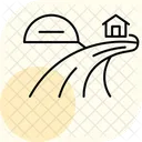 農場の小道 アイコン