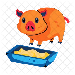 Farm Pig  Icon